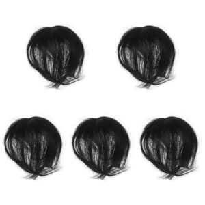 5 Count Human Hair Topper Clip in Toppers for Thinning Women Wiglet