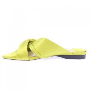 JIMMY CHOO MARISA Flat Sandals EU37 US6.5 Green
