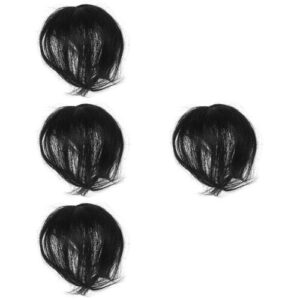 Set of 4 Clip in Hair Topper Toppers Pieces for Women Thinning Hairpiece
