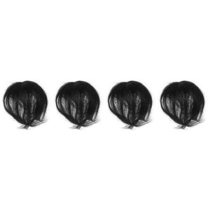 4 PCS Women Topper Hair Pieces for Thinning Short Toppers Synthetic