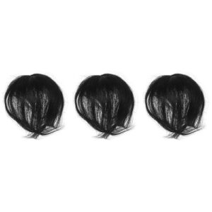 3 Pieces Wiglet for Women Hairpiece Topper Hairpieces Thinning Synthetic