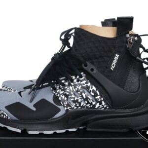 Nike Air x Acronym Presto Mid Black Grey UK 5.5 US 6 EUR 38.5 AH7832-001 New