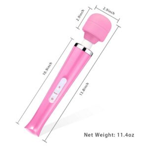 20 Speed Magic Massager Wand Full Body Pain Powerful Waterproof 10 Vibration Mod