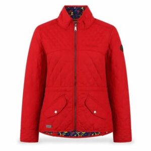 Womens UK Size 10 Regatta Red Quilted Coat