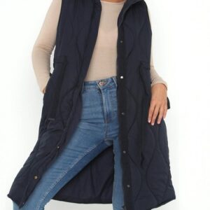 Womens Gilet Bodywarmer Jacket Waistcoat Plus Size 18 20 22 24 16 Black Khaki