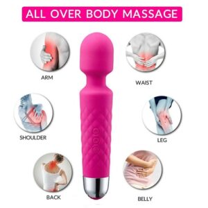 Magic Massage Wand Muscle Relaxation Massager Stick 20 Speed Vibrating Full Body