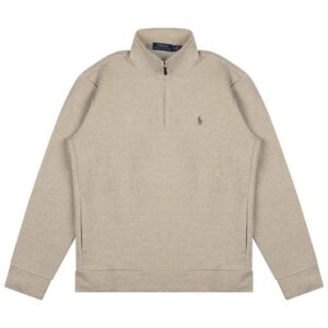 Polo Ralph Lauren Men’s Logo Quarter-Zip Knit Beige 710909883 002 60129327 [U]