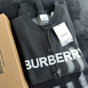 Burberry B Logo Zip Up Hoodie Womens S Beige Cotton