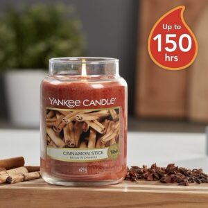 Yankee Candle| Cinnamon Stick Large Jar Candle |up to 150 Hours |Gifts for Women