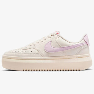 NIKE Womens Beige & Pink Court Vision Alta Trainers UK 4 BRAND NEW Ref 1724