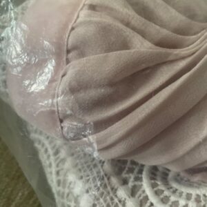 SERAPHINE BLUSH & IVORY SUNRAY PLEAT MATERNITY SIZE 8 DRESS STILL IN PACKAGING