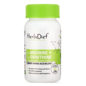 L-Arginine L-Ornithine EAA Capsules Essential Amino Acid Complex Vegan Friendly