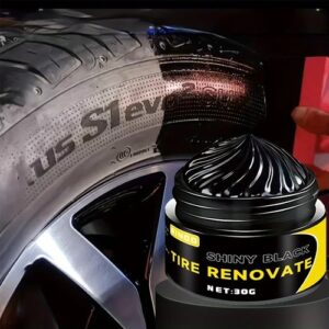 Black Tyre Shine Wax Long Lasting Tire Dressing Restorer Car Polish UK