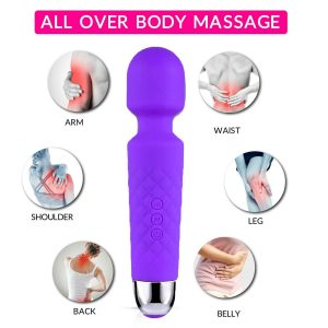 Magic Massage Wand Muscle Relaxation Massager Stick 20 Speed Vibrating Full Body