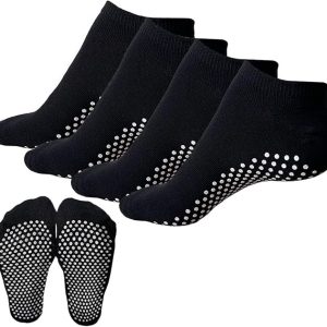 KEYRI Non Slip Yoga Socks Pilates Socks Cotton Yoga Socks for women and men with