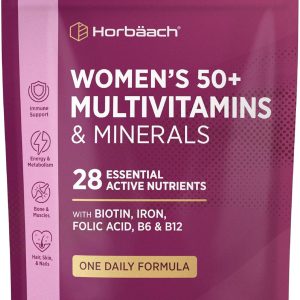 Multivitamins for Women 50+ | 4 Months Supply | 28 Essential Vitamins & Minerals