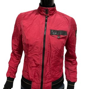RefrigiWear Womens Lightweight Technical Jacket Red Zip Size S