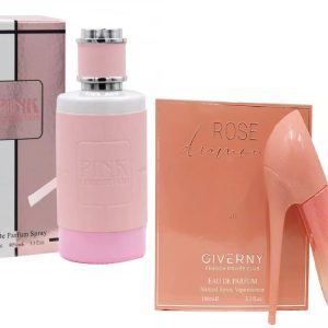Women's Perfume Pink Connection, Rose Diamond Eau de Parfum Spray 100ml 2 Pack