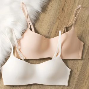 Seamless Bra for Women Push Up 1/2 Cup Padded Wire Free Everyday Underwear