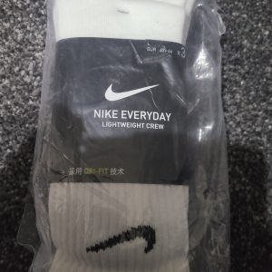 nike ankle socks white 3 Pack men women socks  42-46 gym winter socks