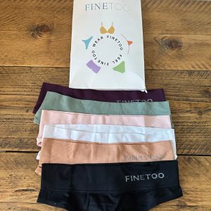 Finetoo Women’s 6 Pack Thong Underwear Soft Stretchy Breathable M Multipack