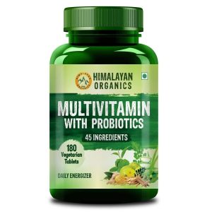 Himalayan Organics Multivitamin with Probiotics -45 Ingredients 180Tab Free Ship