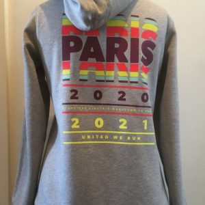 ASICS Womens Paris Hoodie Long Sleeve Zip Hooded Top Small BNWT £50 Grey Heather