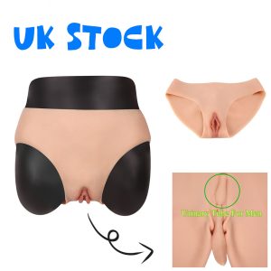 UK Stock Silicone Underwear Pants Shorts For Transgender Cosplay High Simulation
