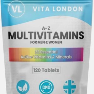 Multivitamins & Minerals – A-Z For Men & Women – 22 Multi-Vitamins – 120 Tablets