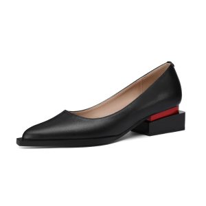 LingxiaUne Black Shoes for Women Fashion Forward Elegant Dressy Womens Pumps …