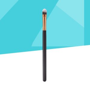 Nylon Hair Makeup Brush Cosmetics Set Black Bamboo Handle for Women Use