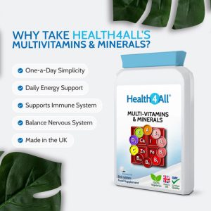 Multi-Vitamins & Minerals One a day Tablets | 100% RDA | Top Quality