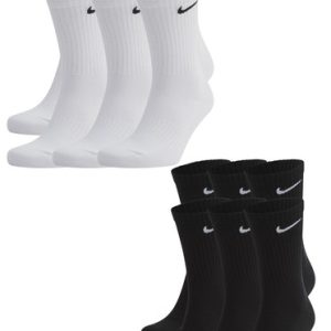 Nike Crew SX7664 Everyday Dri-Fit Socks Men’s Women’s Gym Training 6 Pairs