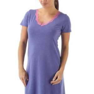 Ladies Nightdress/Nightshirt Dark Purple, Violet, Pink Size 10-18