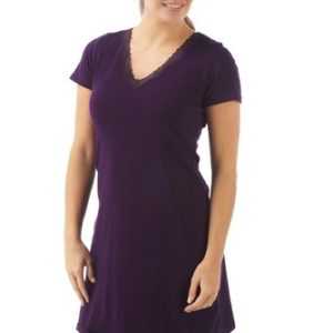 Ladies Nightdress/Nightshirt Dark Purple, Violet, Pink Size 10-18