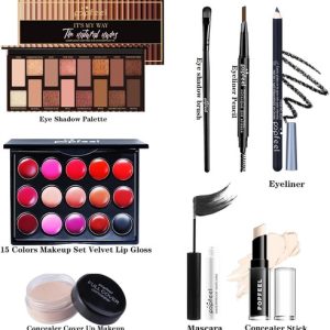 RoseFlower Makeup Kit for Women, All in One Makeup Gift Set for Women and Teen