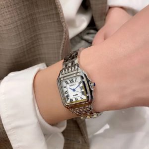 Ravel Ladies Medium Faux Leather Strap Watch – Blush Pink/Gold