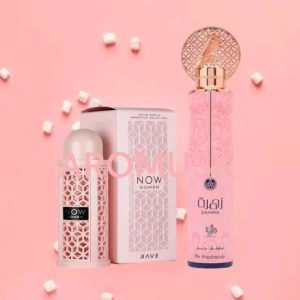Rave Now Women 100ml EDP By Lattafa- Sweet Arabian Fragrance + AIR FRESHENER
