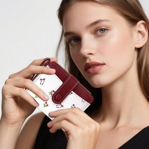 Purses for Women Ladies Purse mit Credit Card Holder Small Womens Wallet with B