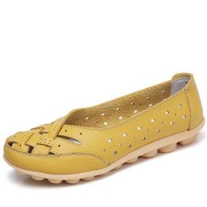 Ladies Cushion Comfort Shoes Wide Fit Walk Slip On Shoes Casual Work Office UK