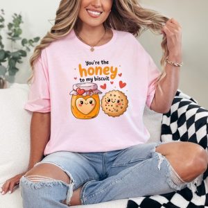 Youre The Honey To My Womens Ring-Spun T-Shirt Food Puns Love Gift For Her