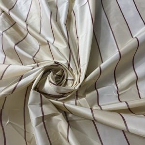 100% SILK TAFFETA STRIPS LINES ON 3m Long X 54” Craft dress Bedding Sewing-98