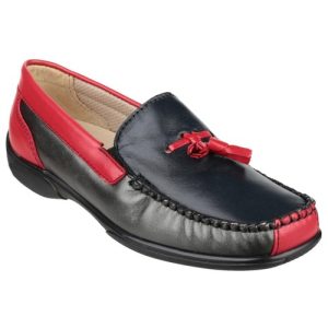 Cotswold Biddlestone Multi Women’s Slip On EXTra Wide Lightweight Loafer Shoe
