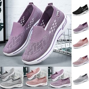 Ladies Trainers Womens Get Fit Walking Gym Fitness Memory Foam Slip On Shoes