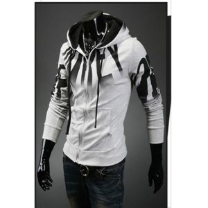 mens hoodie shirts mobey  size ASIA XL-US M GREY