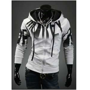 mens hoodie shirts mobey  size ASIA XL-US M GREY