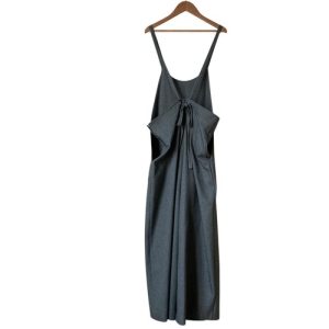 BEAUTY&YOUTH United Arrows Back Ribbon Jumpsuit All-in-One M Gray Women USED