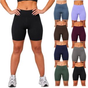 XS-XL Squat Proof High Waist Quick Drying Shorts – Fitness Cycling Exercise Wear