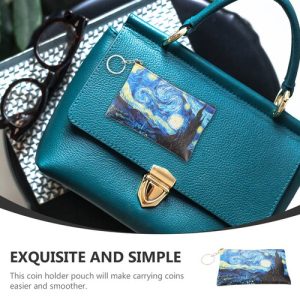 Ladies Small Wallet Zipper Change Purse for Girls Elegant Pouch Women