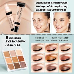 Makeup Kit for Teens Girls Women, Travel Makeup Kit,Portable Makeup Present Set